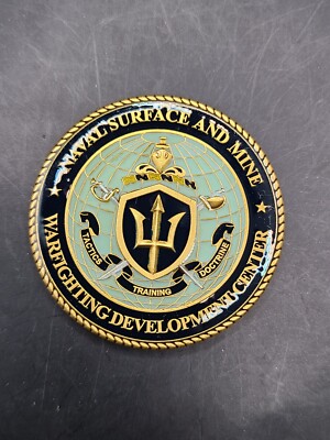 Naval Surface & Mine Warfighting Development Center 1.75 Challenge Coin