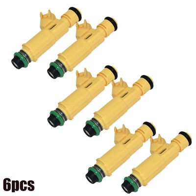 6x Fuel Injectors Nozzle YL8E-C7B For Mazda Ford Mercury 3.0L V6