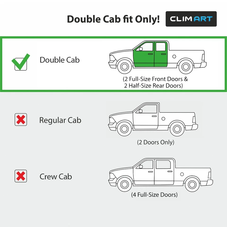 Защита от дождя вентиляционные козырьки козырек для 2014-2018 GMC Sierra с двойной кабиной - Изображение 4 из 4