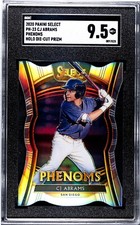 2020 Panini Select #23 CJ Abrams Phenoms HOLO DIE-CUT PRIZM SGC 9.5 MINT+