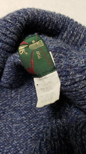 Orvis Mens Large Cable Knit Cardigan Wool Sweater Mens Made in the USA - Picture 9 of 12