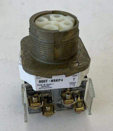 *NEW* Allen Bradley Selector Switch 800T-N9KP4B Ser. T 30mm 4 Pos. + Warranty! - Picture 3 of 8