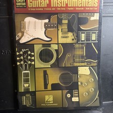 Easy Guitar Instrumentals Songbook with Tab 16 Songs Very Good Condition