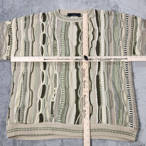Vintage Protege Collection Sweater Mens XL 3D Textured Pullover Made USA Retro - Picture 9 of 12