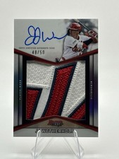 2025 Bowman's Best JJ Wetherholt Prospect Patch Relic Auto Auto /50 
