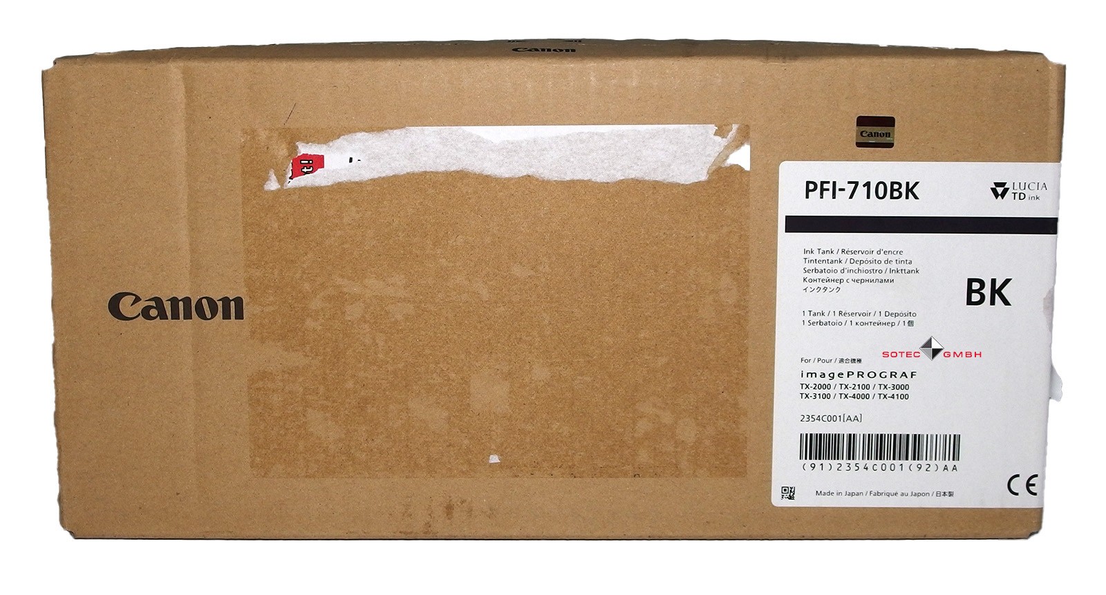 Canon Tinte Ink PFI-710 BK Black Schwarz Noir ImagePROGRAF TX-2000 TX-3000 TX-40