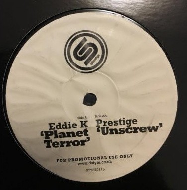 Eddie K / Prestige - Planet Terror / Unscrew - UK Promo 12'' Vinyl - 2009 - St...