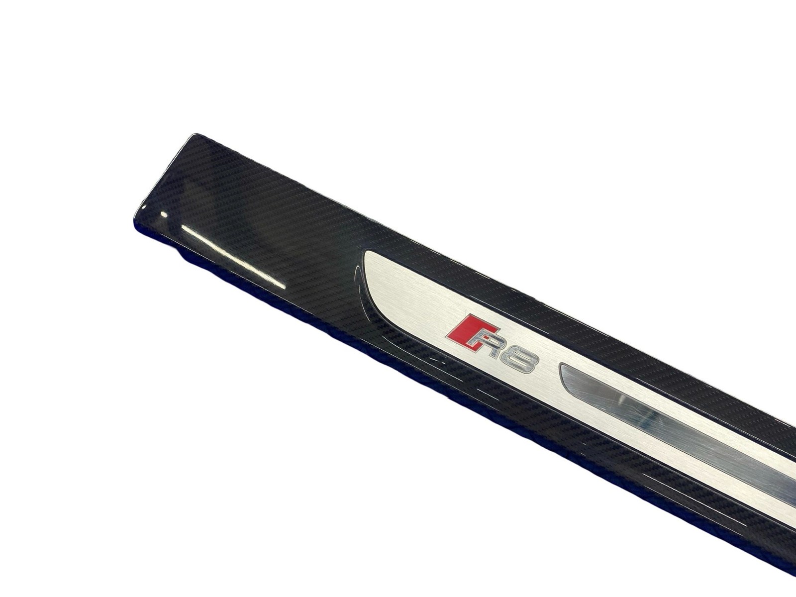 2017-2023 AUDI R8 RIGHT SIDE DOOR SILL COVER PANEL PLATE CARBON FIBER 4S0853372D