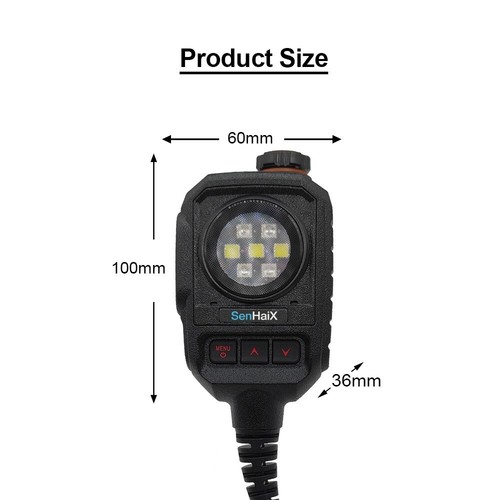 SenHaix GT-12 High Power 10 W Full Band Walkie Talkie z mikrofonem SOS - Zdjęcie 20 z 20
