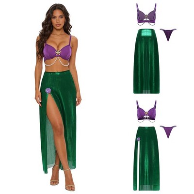 Frauen Kostüme Karneval Satz Cosplay Outfit Mit Skit Halloween Künstliche Birne