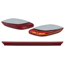 Upgrade 971 Style For 2014-2016 Porsche Panamera Red Led Tail Light W Animation