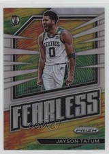 2022-23 Panini Prizm Fearless Silver Prizm Jayson Tatum #11 0q26