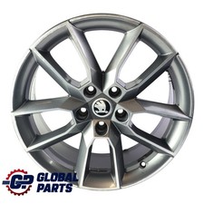 Skoda Octavia VRS Alloy Wheel Rim 7,5J 18" ET:51 Anthracite Grey 5E0601025