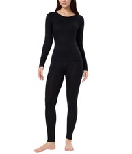 Merino Wool Base Layer Women Set, Thermal Underwear for Ladies, Womens 100 W...