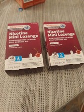 2 - Nicotine Mini Lozenge Cherry Ice Flavor 2mg 20Ct Walgreens Exp 9/2026