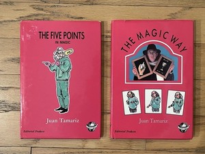 Juan Tamariz 1988 Book Lot Vol 1 & 2 The Magic Way & The Five Points In Magic