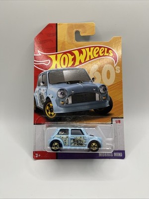 Hot Wheels 2019 Throwback Series #1/8 Morris Mini #GBB89 1:64 Scale
