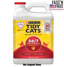 Purina Tidy Cats 24/7 Clumping Cat Litter, Low Dust, Deodorizing, 20 lb. Jug