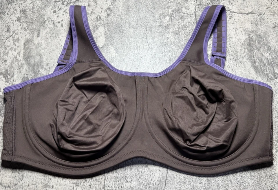 Wacoal Women's Simone Sport Unlined Full Coverage Underwire Sports Bra, 855170 - Image 4 of 4