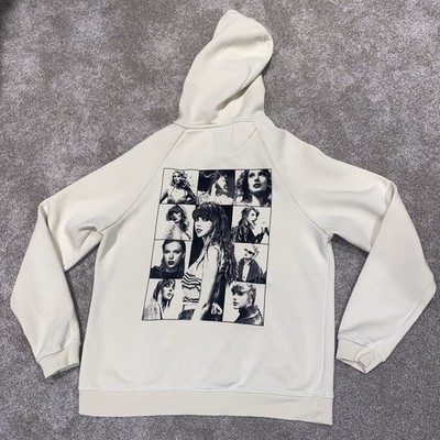 Taylor Swift The Eras Tour Hoodie Sweatshirt Beige Size M Official Merch