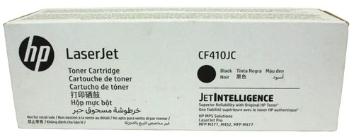 Genuine HP LaserJet 410XC/JC (CF410XC) Black SEALED Toner/Print Cartridg NEW - Picture 2 of 2