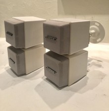 2x Bose Doppel-Cube Acoustimass AM 5 Kult Lautsprecher Boxen Speaker in Weiß !!