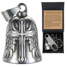Weather-Resistant Motorcycle Bell Guardian Angel Charm  Good Luck Gremlin Bell