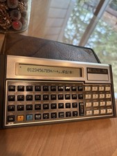Hewlett Packard HP-71B Scientific Calculator with 5061-7226 Math Module  Case