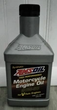 OE43) AMSOIL(1) QUART V-TWIN MOTORCYCLE OIL SAE 20W-50