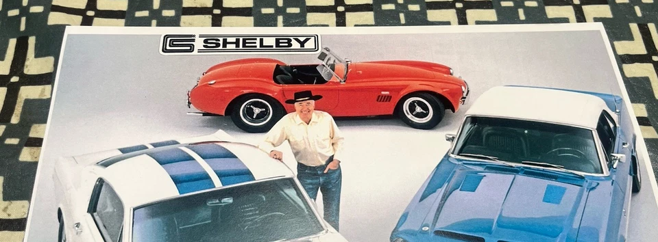 CARROLL SHELBY SIGNED PHOTOGRAPH THE MAN, COBRA, GT350 AND GT500 CONVERTIBLE 4U! - Image 2 of 3