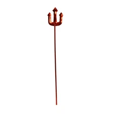 Red Devil Sequin Pitchfork Wand Cosplay Staff Halloween Party Costume Accessory