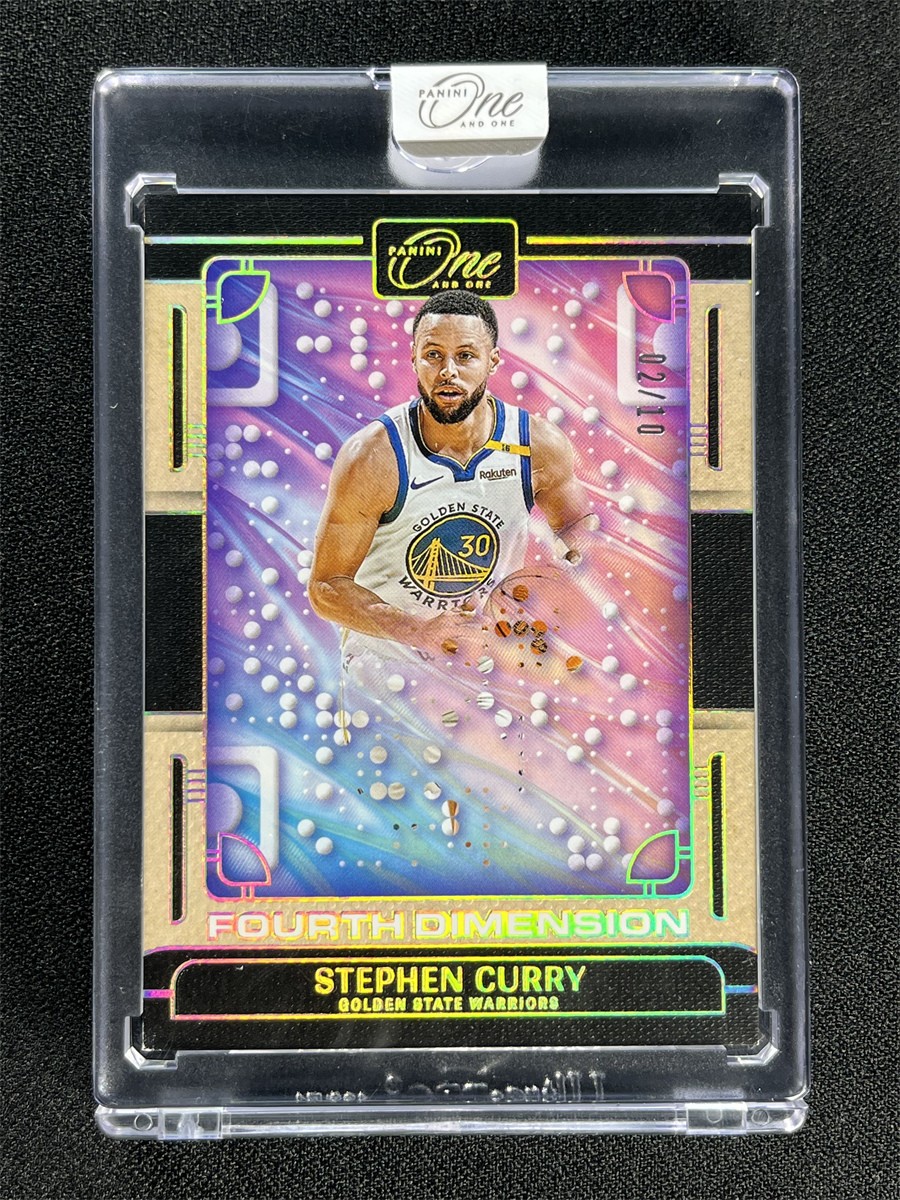 2024-25 Panini One And One Stephen Curry Gold Fourth Dimension Case Hit SSP /10