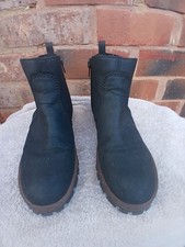 RIEKER BLACK ANKLE CHELSEA BOOTS SZ 7.5/EUR  41
