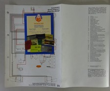 Schema Elettrico / Schema Aggiuntivo VW 1600 Tipo 3 Anno Modello 1971