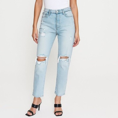 Citizens of Humanity Jeans Light Wash Straight Leg The Honor Distressed size 32
