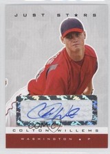 2007 Just Minors Stars White 94/100 Colton Willems Colten #75 Auto 0a1