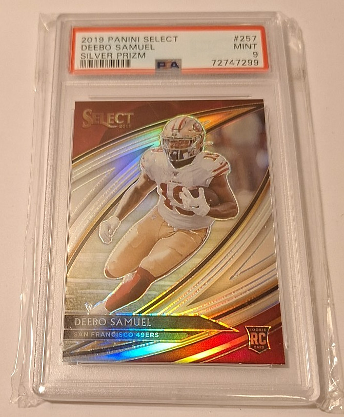 2019 Select Silver Prizm #257 Deebo Samuel Rc PSA 9 Mint 49'S, Commanders