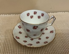 Aynsley China Cup And Saucer Rosedale Pattern England