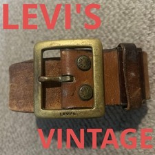 Levi'S Vintage Belt Brown LImited Edition Rare Model VHTF Men Accessory Pre-owne