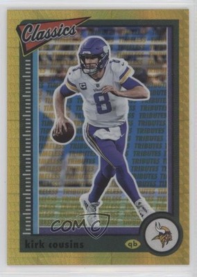 2022 Classics H2 Timeless Tributes Premium Edition Gold 27/99 Kirk Cousins 1l2