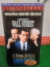 Wall Street: Michael Douglas Charlie Sheen Daryl Hannah VHS Tape 