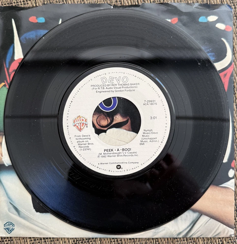 Devo - Peek A Boo / Find Out - Warner 7-29931 - M PS - Image 3 of 4