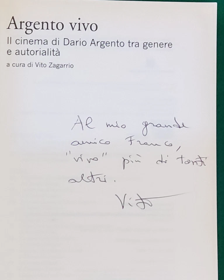 VITO ZAGARRIO (A CURA) - ARGENTO VIVO - MARSILIO - PRIMA EDIZIONE 2008 - Immagine 2 di 4