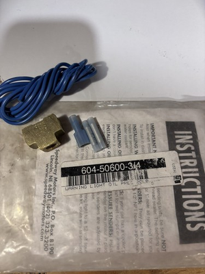 #ad 21 lb. Oil Pressure Red Warning Light Kit 3 4 Inch Hole $25.00