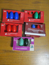 5 Packages of Replacement Multi-Color Bulbs C 9- 13 bulbs