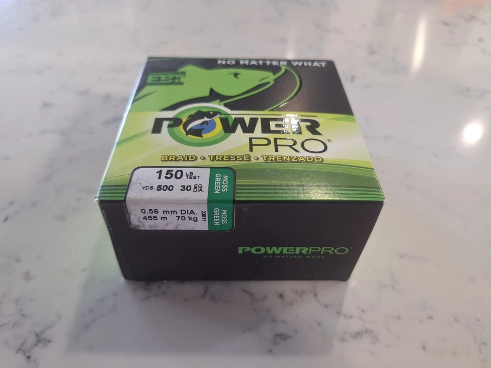PowerPro  Braided Fishing Line - Moss Green  150lb  500yd/455m (21101500500E) - Image 3 of 3