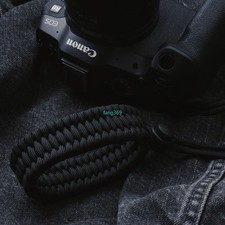 Camera wristband quick installation woven rope flat rope style