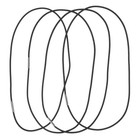 10Pcs Scrapbook Fixing Band Stretchy Band for Notebook File Folder Fixing Band