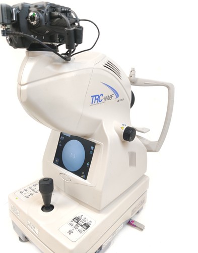 Topcon TRC NW8F fotocamera retinica non midriatica con fotocamera Nikon D90. Funzionante - Foto 5 di 19