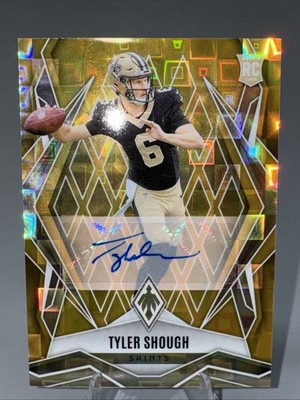 2025 Panini Phoenix - Rookie Tyler Shough #169 Gold Pandora Auto